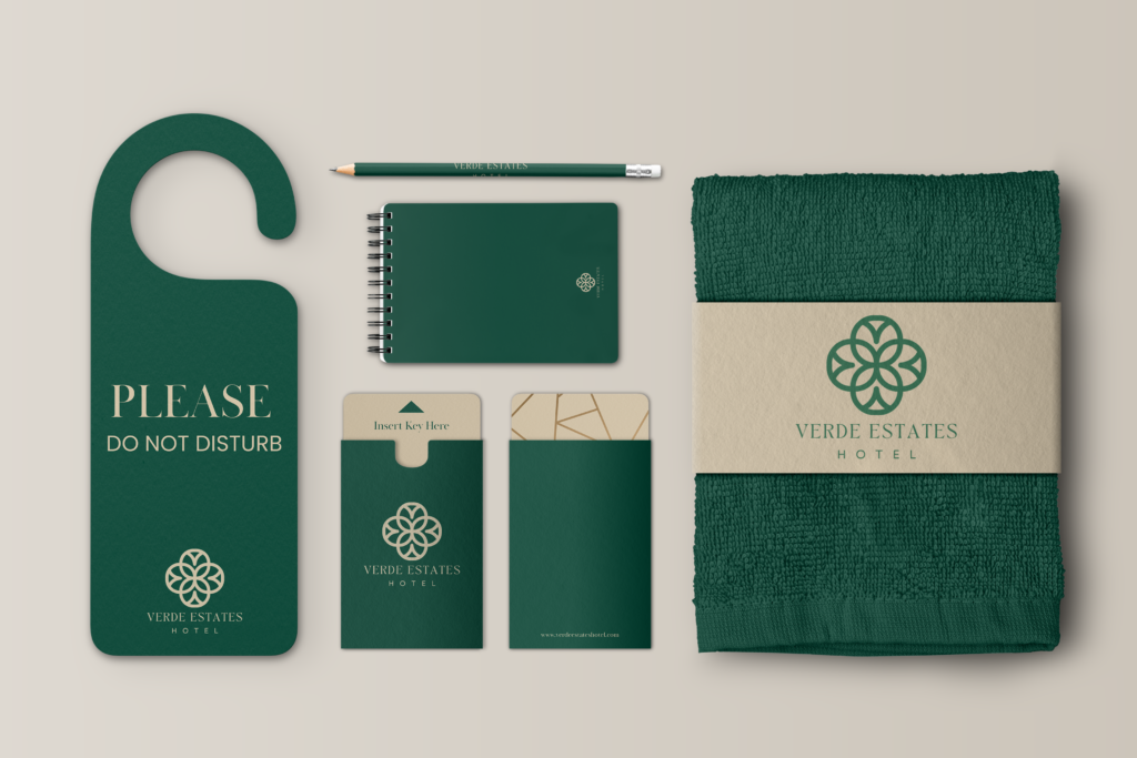 best hotel marketing in ocala, central florida - hospitality brand packet for verde estates hotel